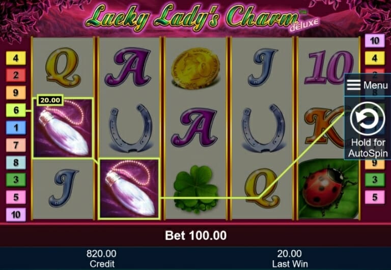 slot machine lucky lady charm